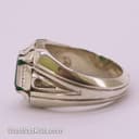 انگشتر زمرد زامبیا مردانه درجه یک با رکاب شیخ احمد کد RN-36