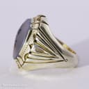 انگشتر نقره مردانه شجر اصل با رکاب شیخ احمد تک درخت کد RN-17