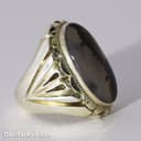 انگشتر نقره مردانه شجر اصل با رکاب شیخ احمد طرح منظره RN-11