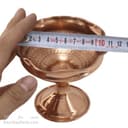 ست هفت سین و بستنی خوری مسی زنجان قطر 10سانتی 6 تایی AH-60