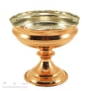 بستنی خوری مسی زنجان مدل پایه دار 10سانتیمتری AH-59