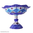 بستنی خوری میناکاری مسی پایه دار 14 سانتی کد LT-83