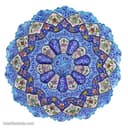 بشقاب دیوارکوب میناکاری مسی 30 سانتی کد LT-27