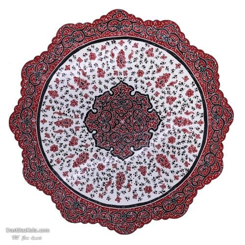 بشقاب میناکاری دیوارکوب مسی 20 سانتی کد LT-65