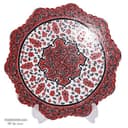 بشقاب میناکاری دیوارکوب مسی 20 سانتی کد LT-65