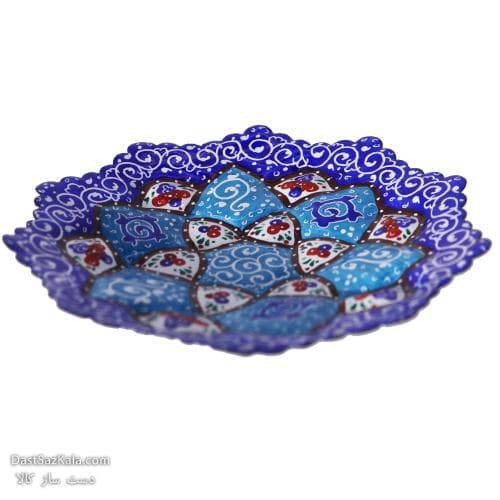 بشقاب دیوارکوب میناکاری مسی کد LT-104