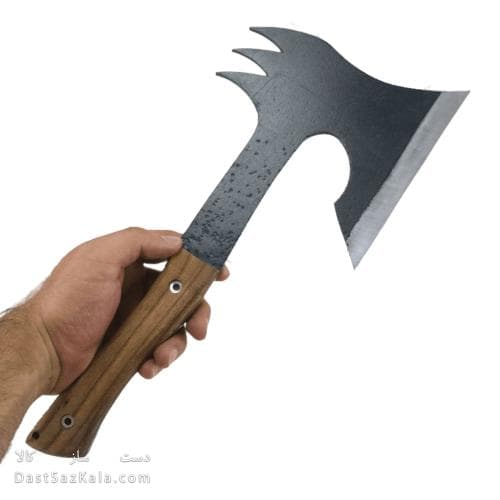 تبر کمپینگ و کوهنوردی دسته چوبی کد 38 سانتیمتری MN-95