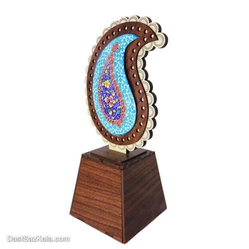 تندیس بته جقه میناکاری مسی کد LT-56