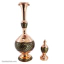 تنگ مسی خاتم کاری شده 40 سانتی مجموعه ی 2 عددی کد MJ-95