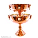 میوه خوری مسی پایه دار زنجان 5 عددی در 5 سایز کد SHH-80