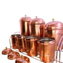 جا ادویه و پاسماوری مسی زنجان نانو شده 7 عددی کد SSH-68