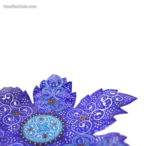 دیوارکوب میناکاری مسی طرح برگ مجموعه 3 عددی کد LT-109