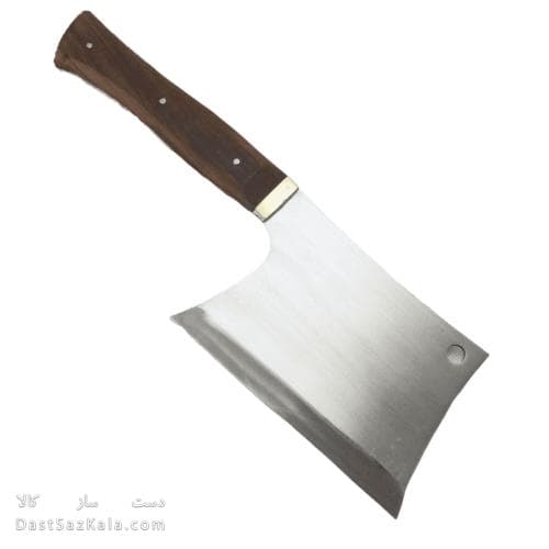 ساطور دست ساز زنجان سایز بزرگ دسته چوبی کد MN-85