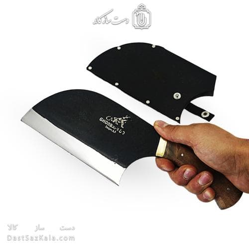 ساطور دست ساز زنجان 29 سانتیمتری با غلاف کد MS-26