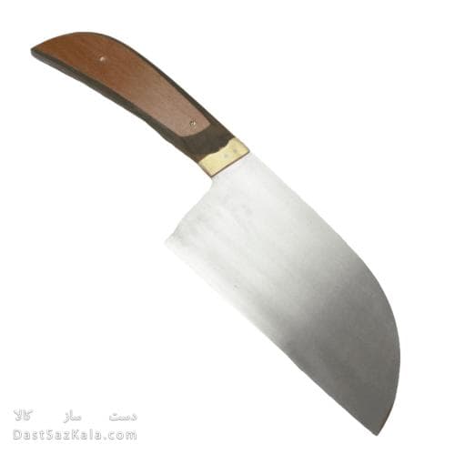 ساطور صربستانی استیل زنجان دسته چوبی کد MN-89