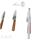 ست چاقوی آشپزخانه زنجان دسته چوبی در 3 سایز SHN-13