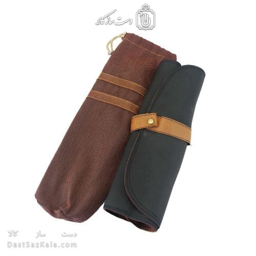 ست چاقوی طبیعت گردی به همراه کیف چرمی مجموعه 4 عددی کد MS-13