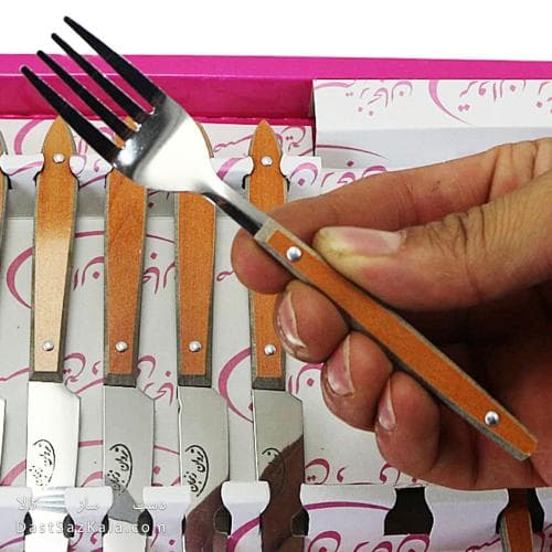 ست کارد و چنگال میوه خوری زنجان مجموعه 12 تایی کد MS-10