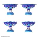 ست بستنی خوری میناکاری پایه دار مسی 4 تایی کد LT-81