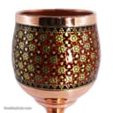 سرویس شربت خوری مسی خاتم کاری شده مجموعه 8 عددی کد MJ-97