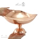 سرویس پذیرایی مسی جدید پایه دار نانو شده 10 پارچه AH-109