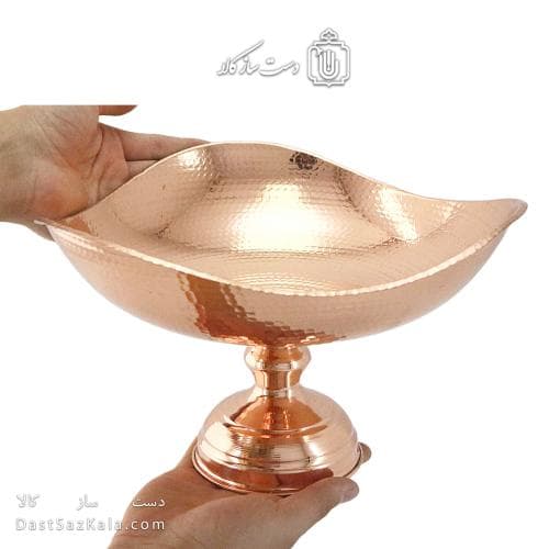 سرویس پذیرایی مسی جدید پایه دار نانو شده 10 پارچه AH-109