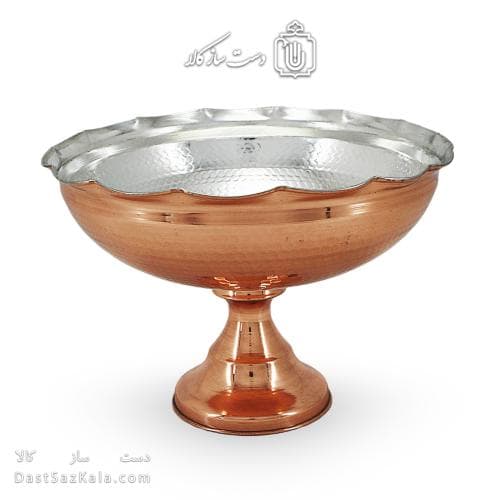 سرویس پذیرایی مسی زنجان مدل خورشیدی مجموعه 4 عددی کد AAS-10