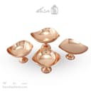 سرویس پذیرایی مسی زنجان مدل سه گوش مجموعه 4 عددی کد AH-16