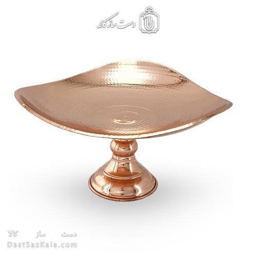 سرویس پذیرایی مسی زنجان مدل سه گوش مجموعه 4 عددی کد AH-16