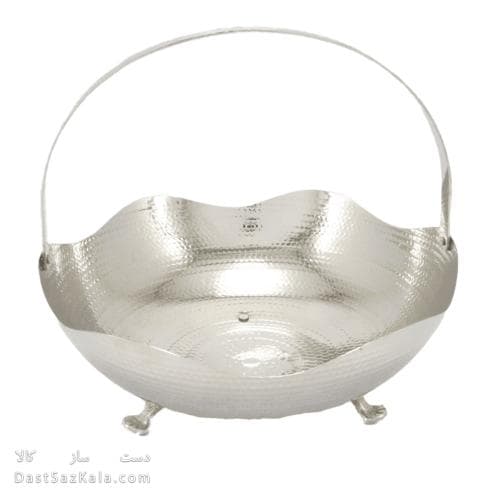 سرویس پذیرایی مسی سفید دسته دار نانو شده 3 تیکه کد AH-96