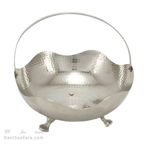 سرویس پذیرایی مسی سفید دسته دار نانو شده 3 تیکه کد AH-96