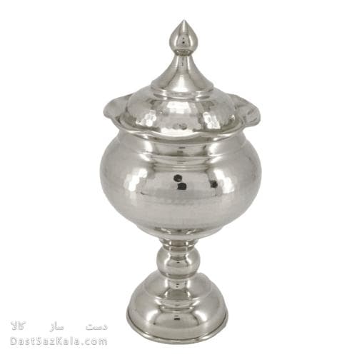 سرویس پذیرایی مسی سفید پایه دار نانو شده 3 تیکه AH-82