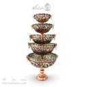 سرویس پذیرایی مسی سیاه قلم زنجان نانو شده در 5 سایز AH-111