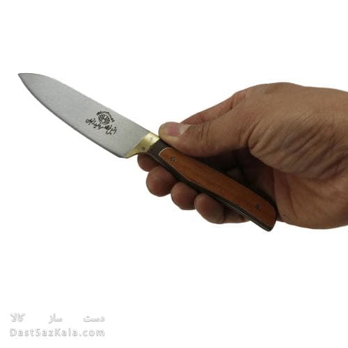 سرویس چاقو آشپزخانه زنجان 6 پارچه با پایه چوبی MN-38