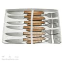 سرویس کارد و چنگال دست ساز زنجان ست 12 تایی کد MN-63