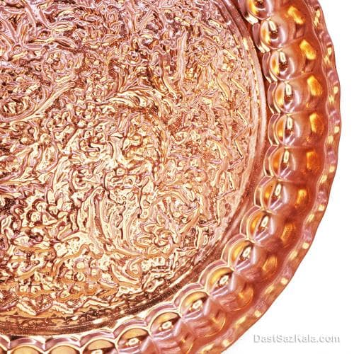 سینی مسی طرح برجسته 36 سانتی کد SSH-10