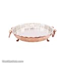 سینی مسی پایه دار زنجان سایز 1 دسته دار کد PA-40