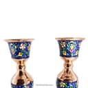 شمعدانی مسی مدل پرداز 22 سانتی 2 عددی کد MJ-32