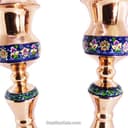 شمعدانی مسی مدل پرداز 32 سانتی 2 عددی کد MJ-34