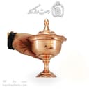 شکلات خوری مسی درب دار25 سانتی کد HSH-12