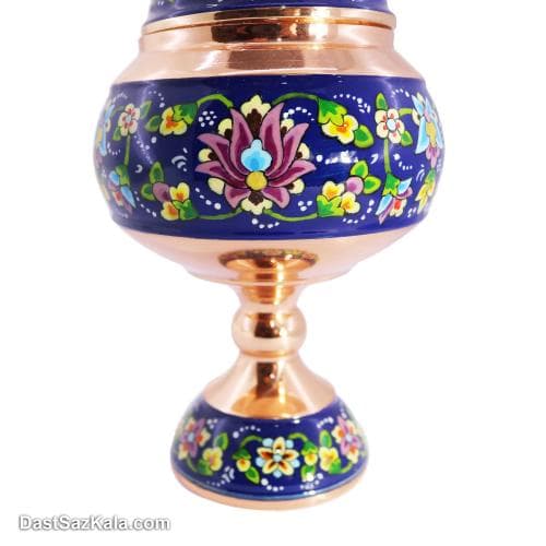 شکلات خوری مسی مدل پرداز پایه دار نانو شده کد MJ-15