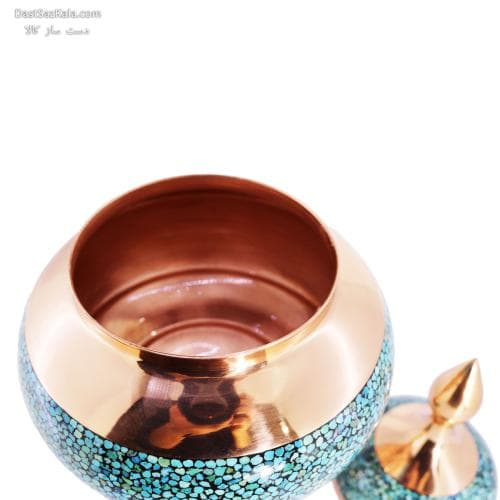 شکلات خوری مسی فیروزه کوبی نانو شده کد MJ-57