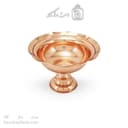 شکلات خوری مسی پایه دار زنجان به قطر 20 سانتیمتری کد AH-128