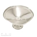 شکلات خوری پایه دار مسی سفید مدل سه بعدی 22 سانتی کد AH-32