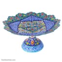 شیرینی خوری مسی میناکاری شده پایدار کد LT-41