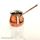 شیر جوش مسی زنجان چکشی دسته مسی متوسط کد NZ-23