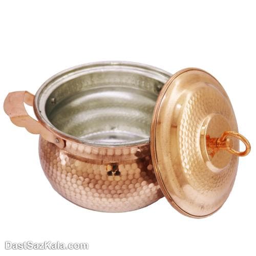 قابلمه مسی کوچک چکشی اصل زنجان مدل تیانچه تک نفره PA-55