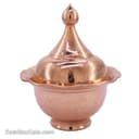 قندان مسی بدون پایه مدل کلاه فرنگی کد AM-16