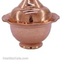 قندان مسی بدون پایه مدل کلاه فرنگی کد AM-16