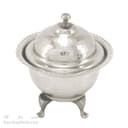 قندان مسی سفید سه پایه ساخت زنجان 12 سانتیمتری AH-80